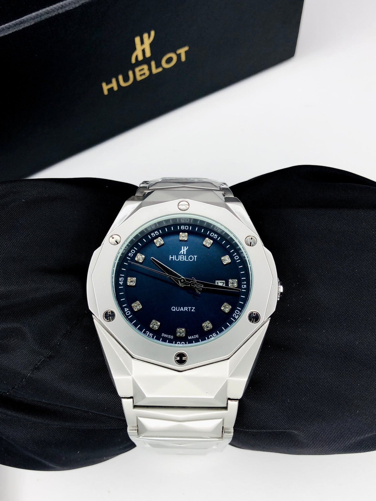 Hublot fusion with navy blue shiny Dial